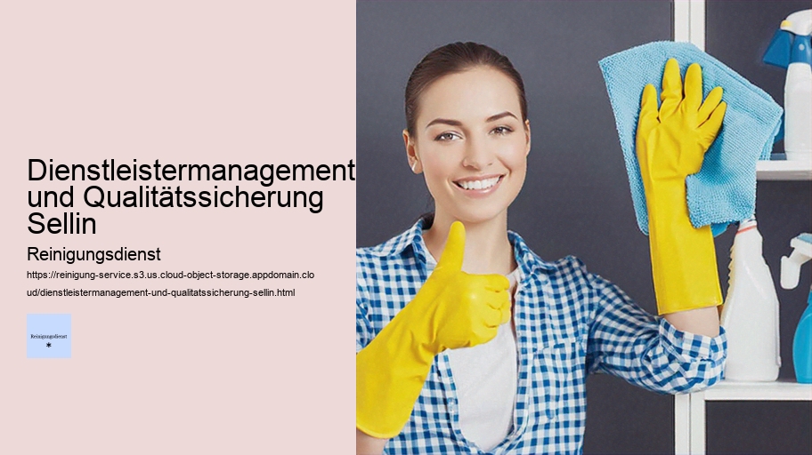 Dienstleistermanagement und Qualitätssicherung Sellin